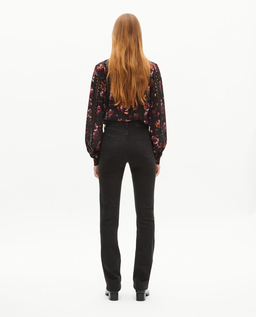 The Kooples WOMEN BLACK black long slim jeans