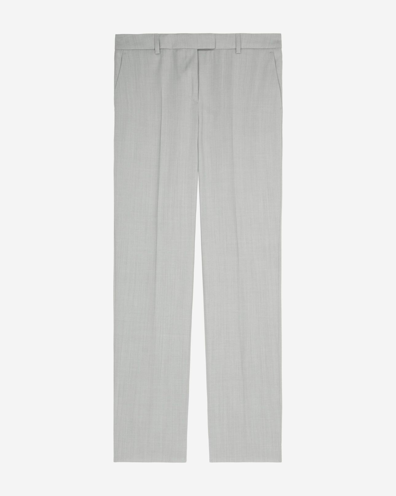 The Kooples WOMEN BEIGE grey tailored pants