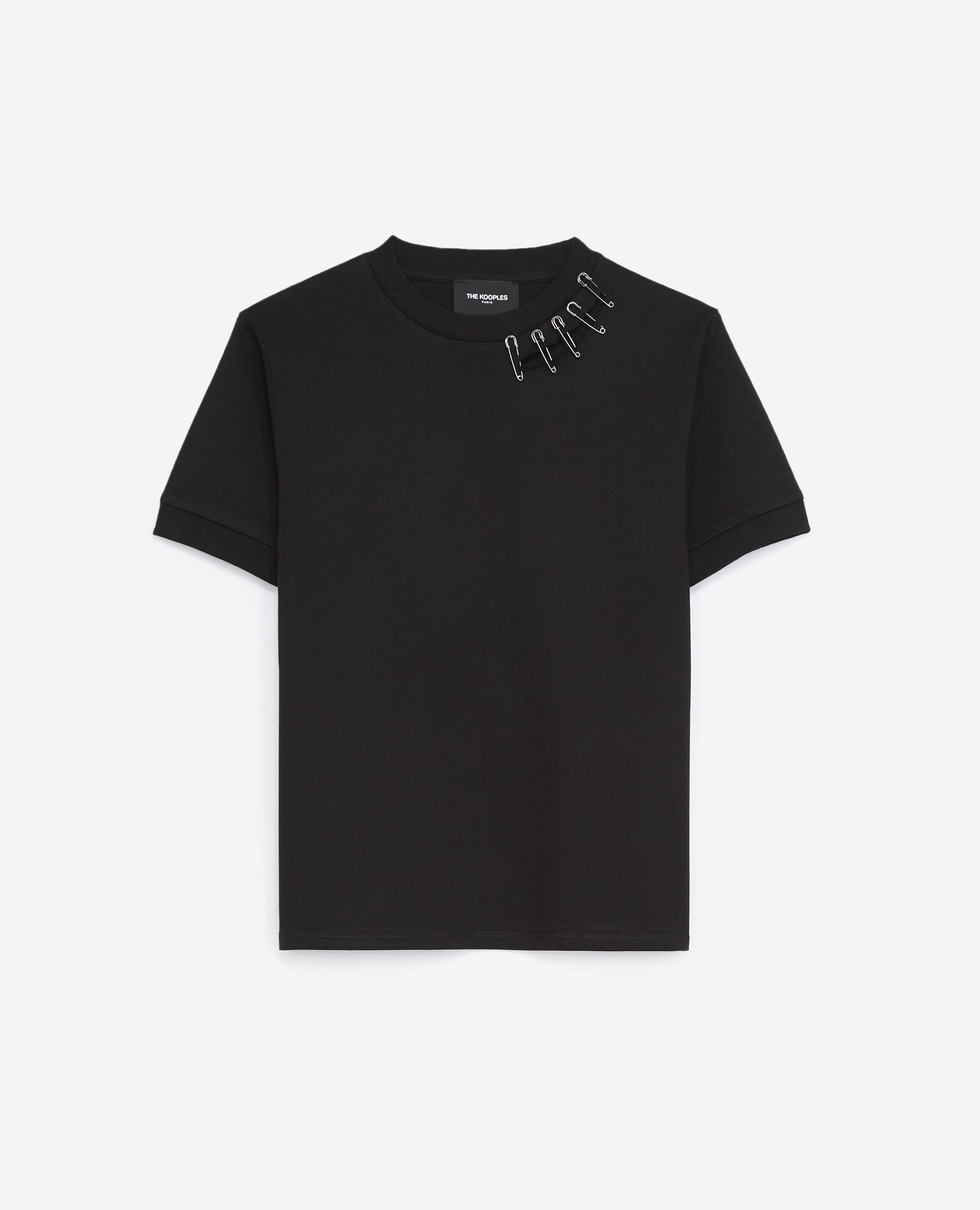 Camisetas negras de hotsell algodon
