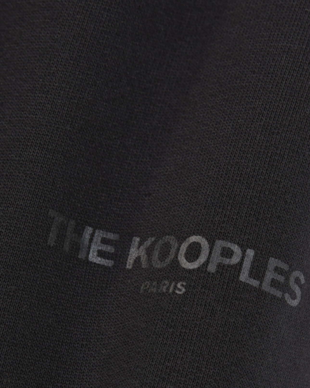 The Kooples FEMME BLACK jogging noir coupe droite