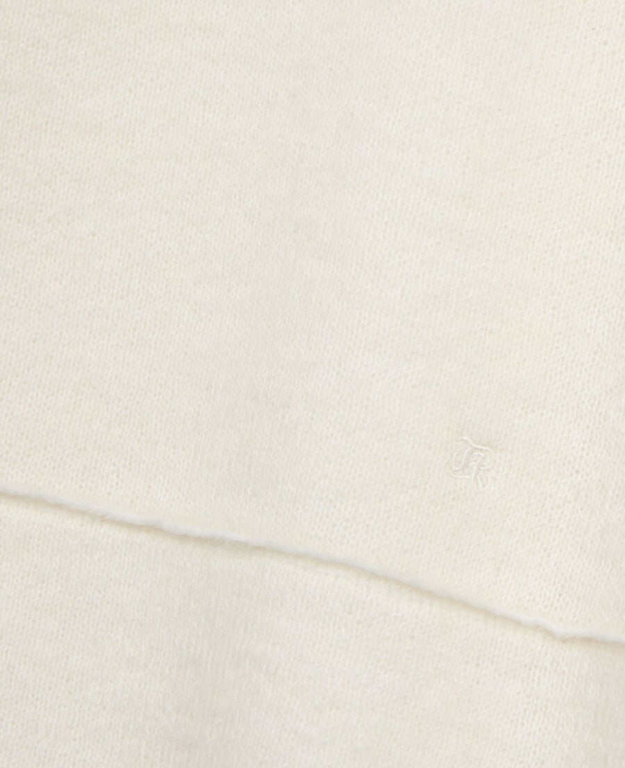 The Kooples F ECRU ecru wool and mohair sweater