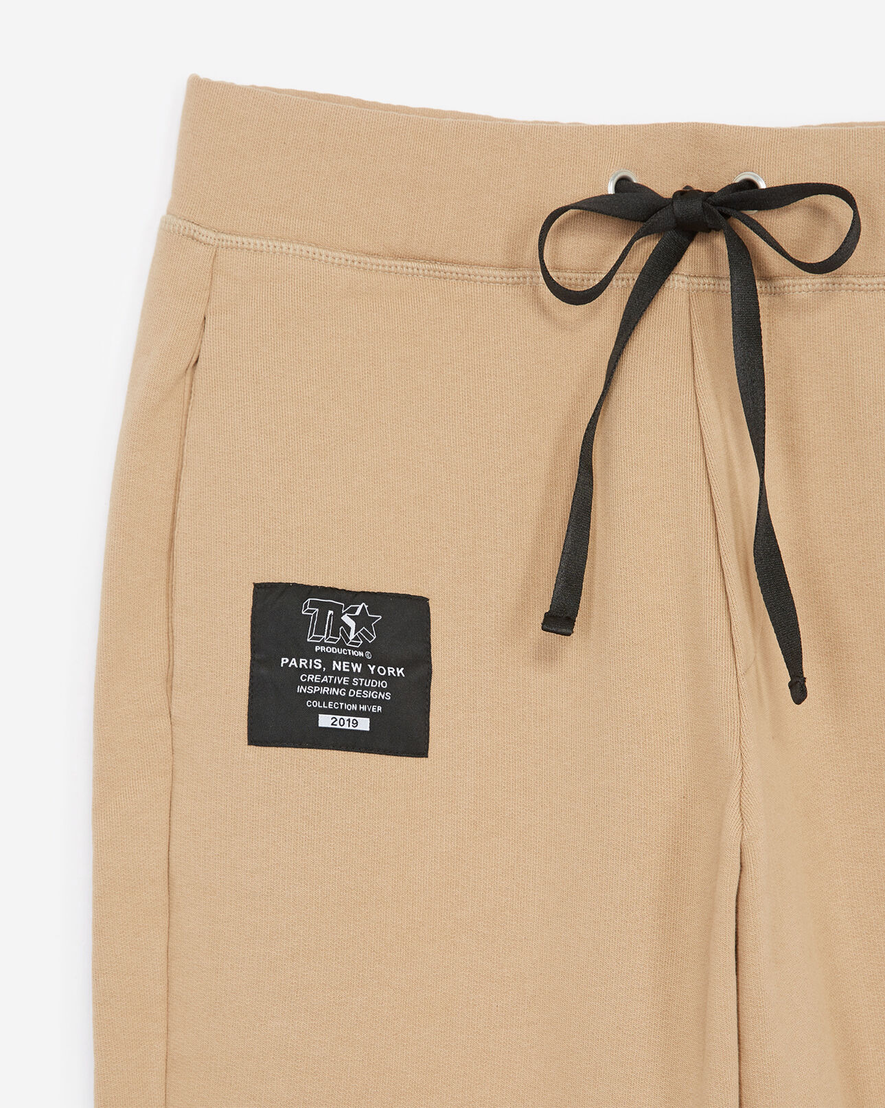 The Kooples FEMME BEIGE jogging beige décontracté coton