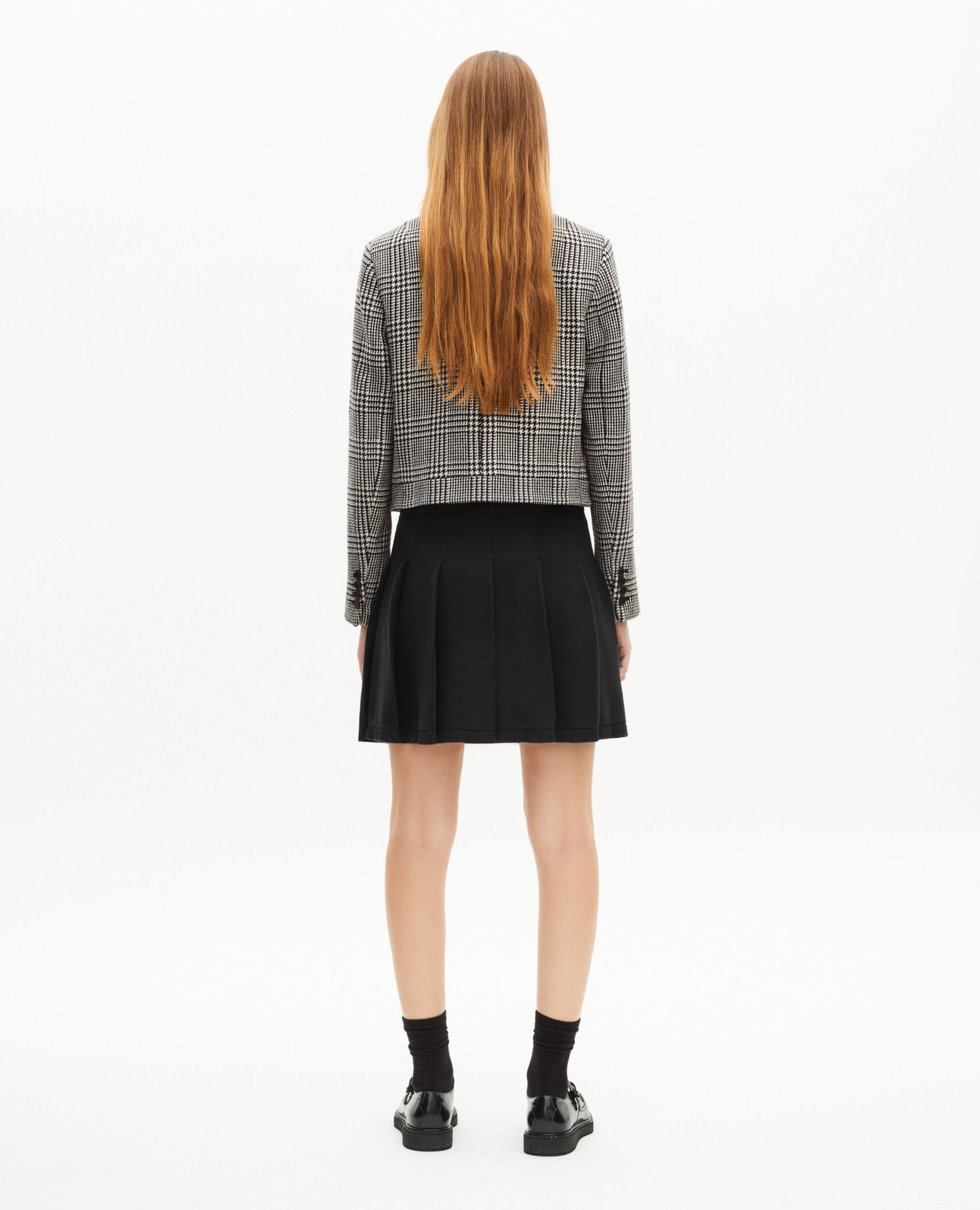 Short black mesh skirt, NAVY, hi-res image number null
