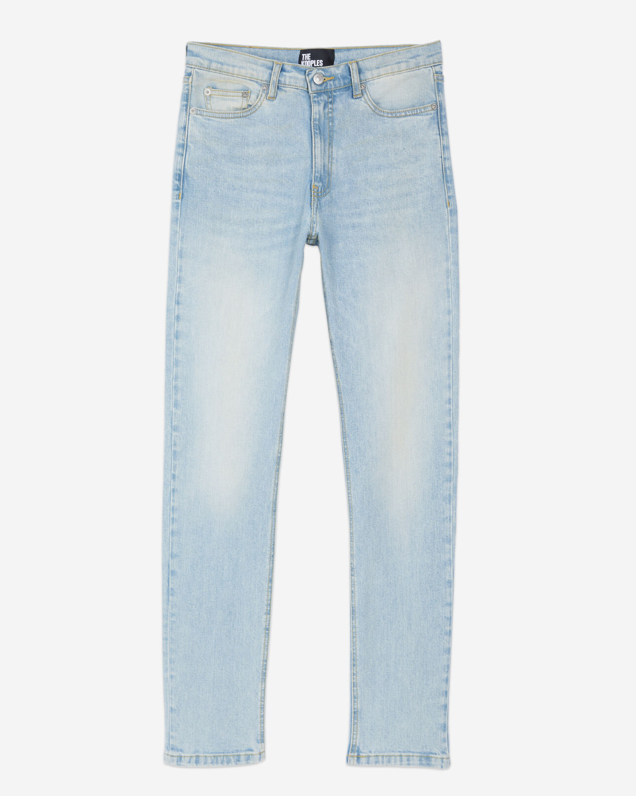 The Kooples FEMME BLUE BLEACHED / NAVY jean slim bleu clair