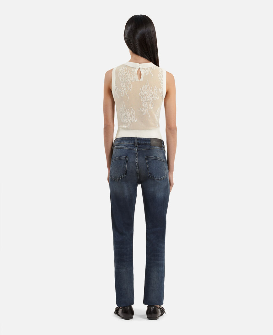 The Kooples WOMEN WHITE white knit top