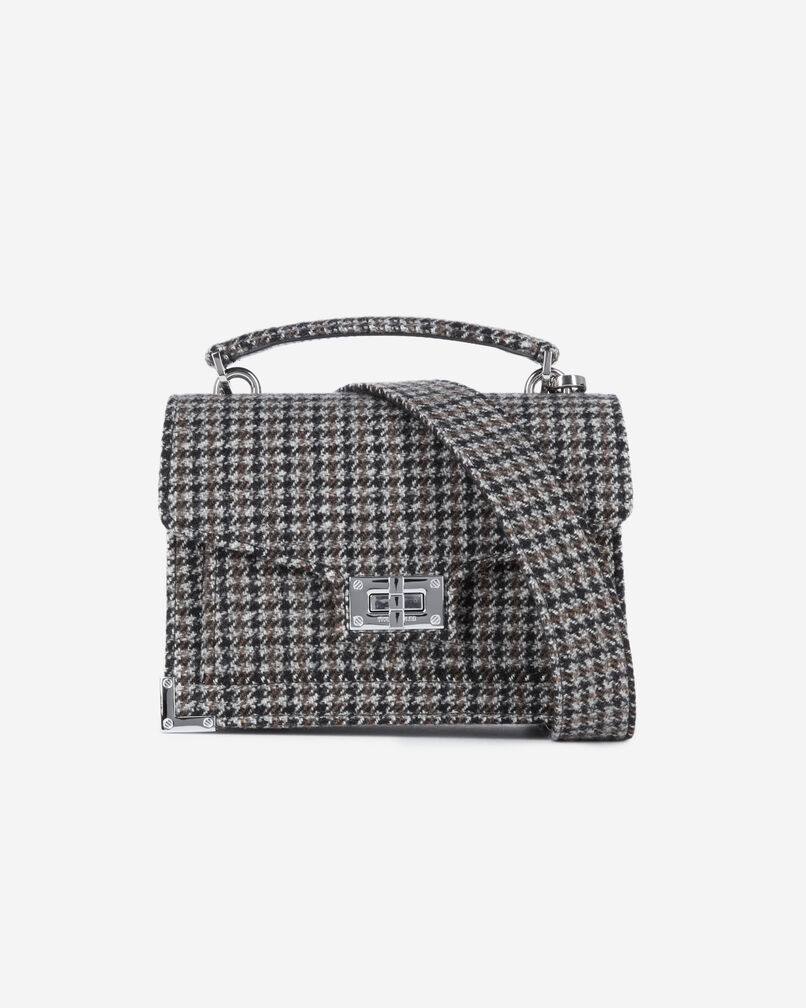 The Kooples WOMEN BLACK wool blend emily small bag