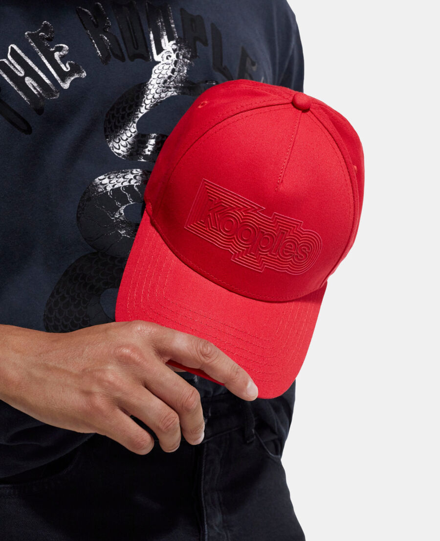 casquette logo rouge