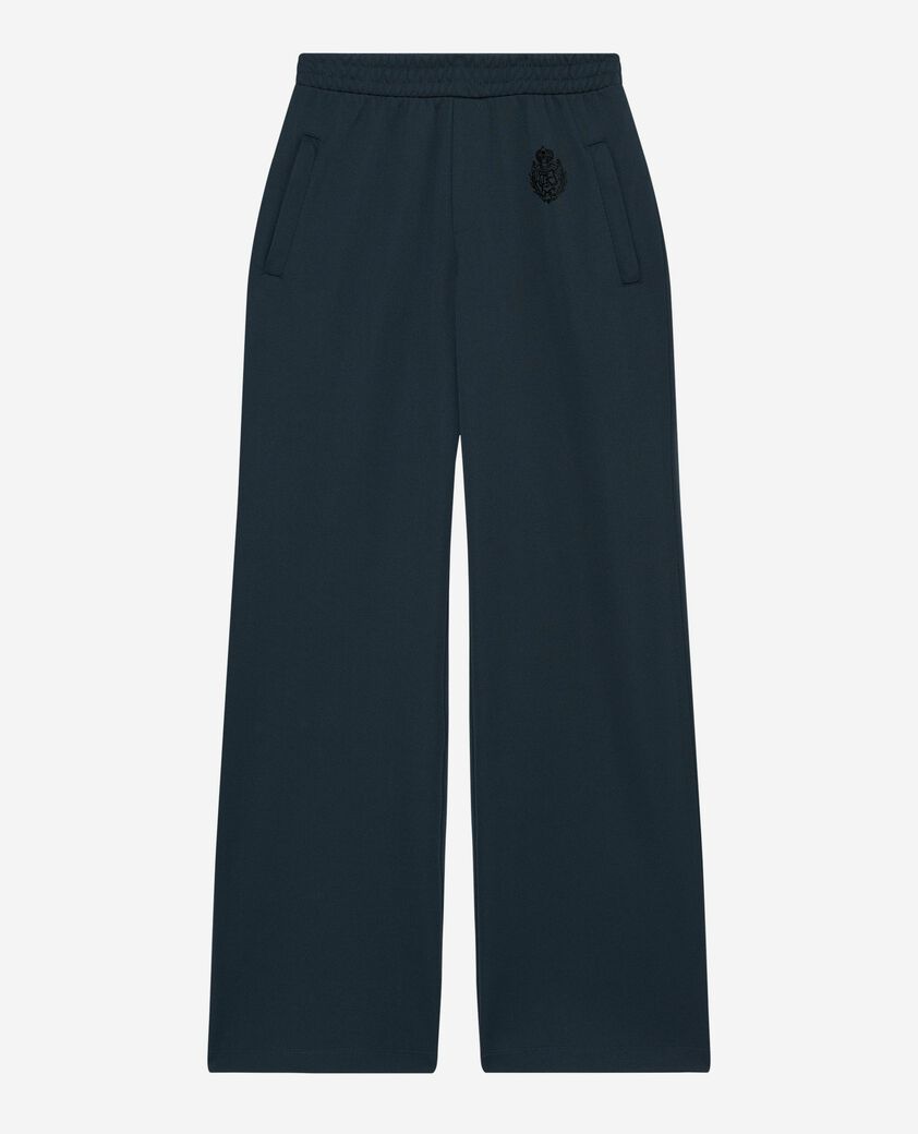 The Kooples WOMEN FOREST dark green straight jogging bottoms