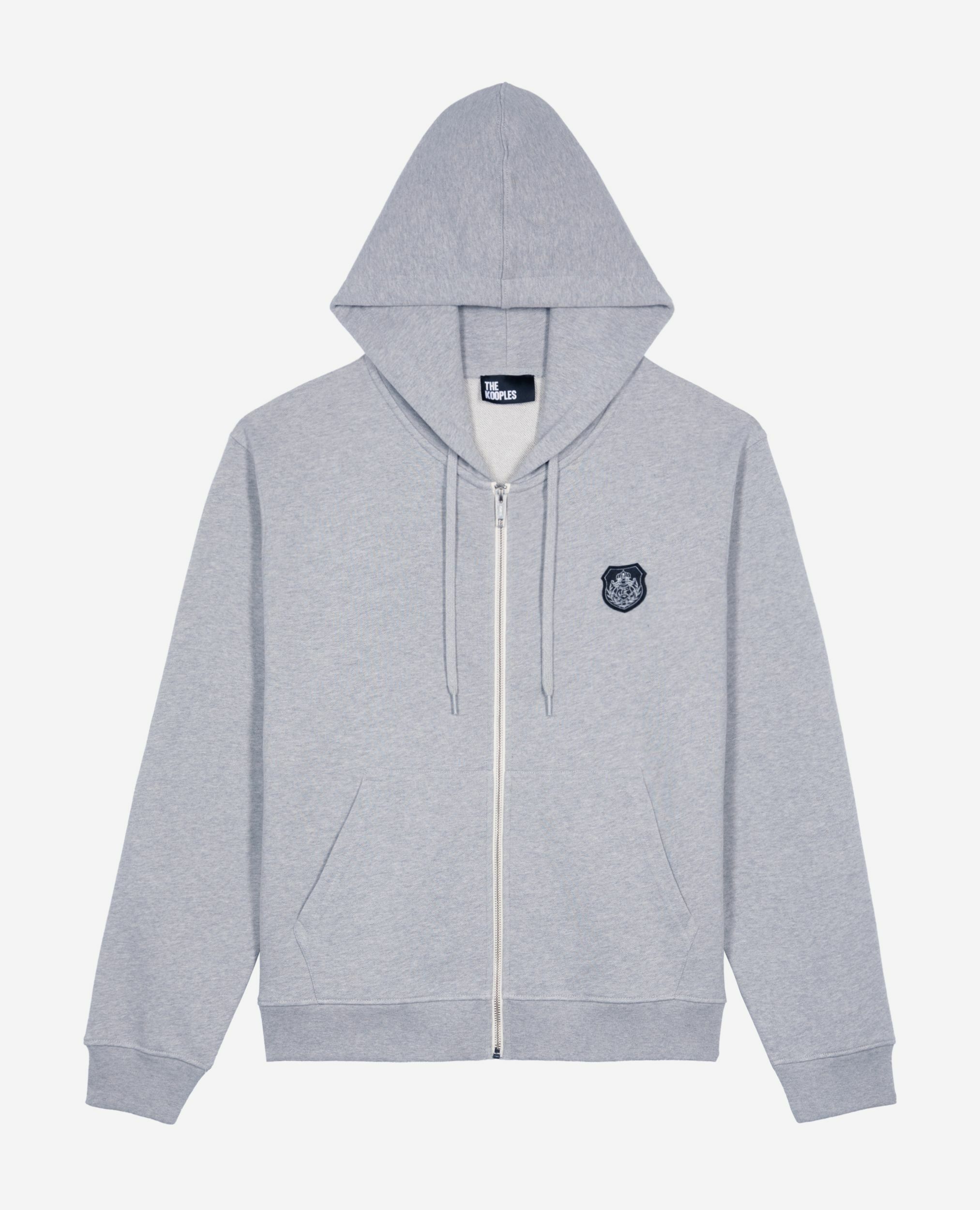 Grey Blazon hoodie, GREY MELANGE, hi-res image number null