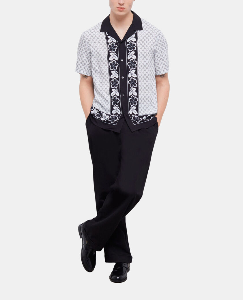 The Kooples H ECRU printed shirt