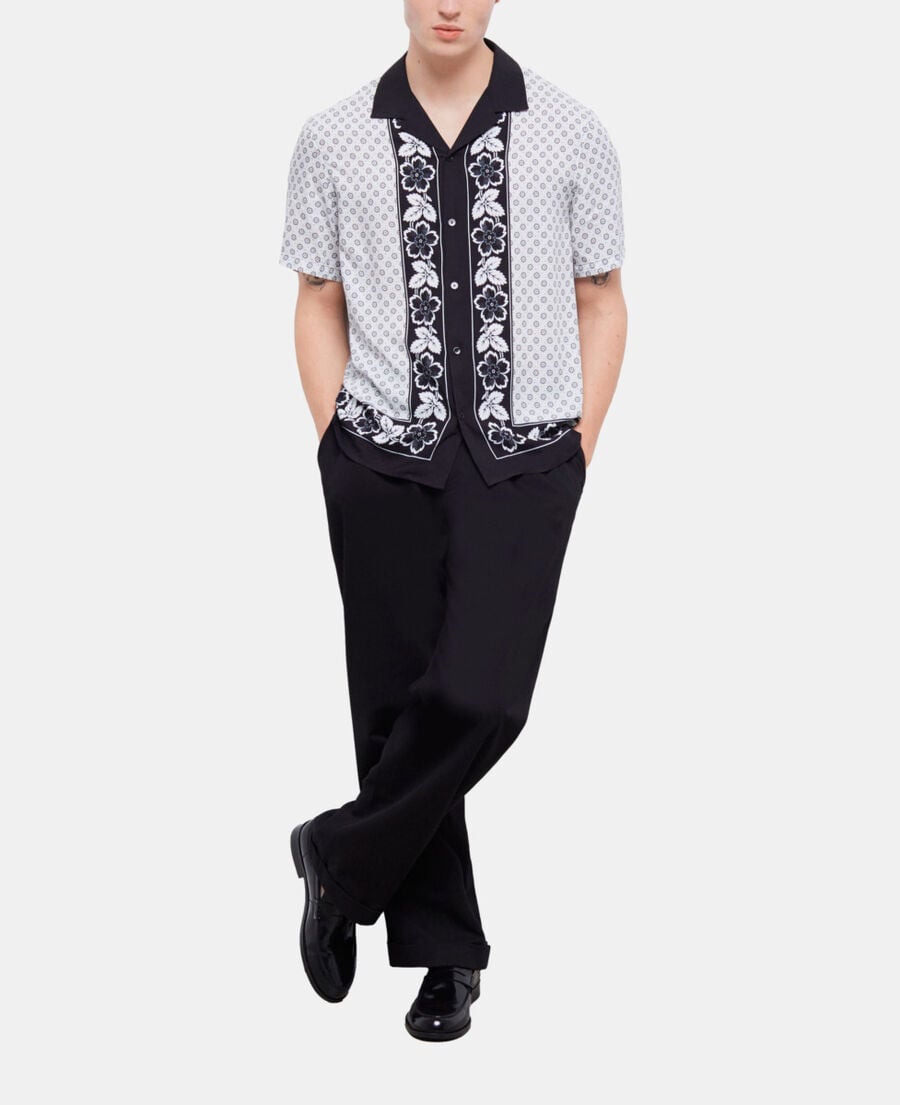 The Kooples H ECRU printed shirt