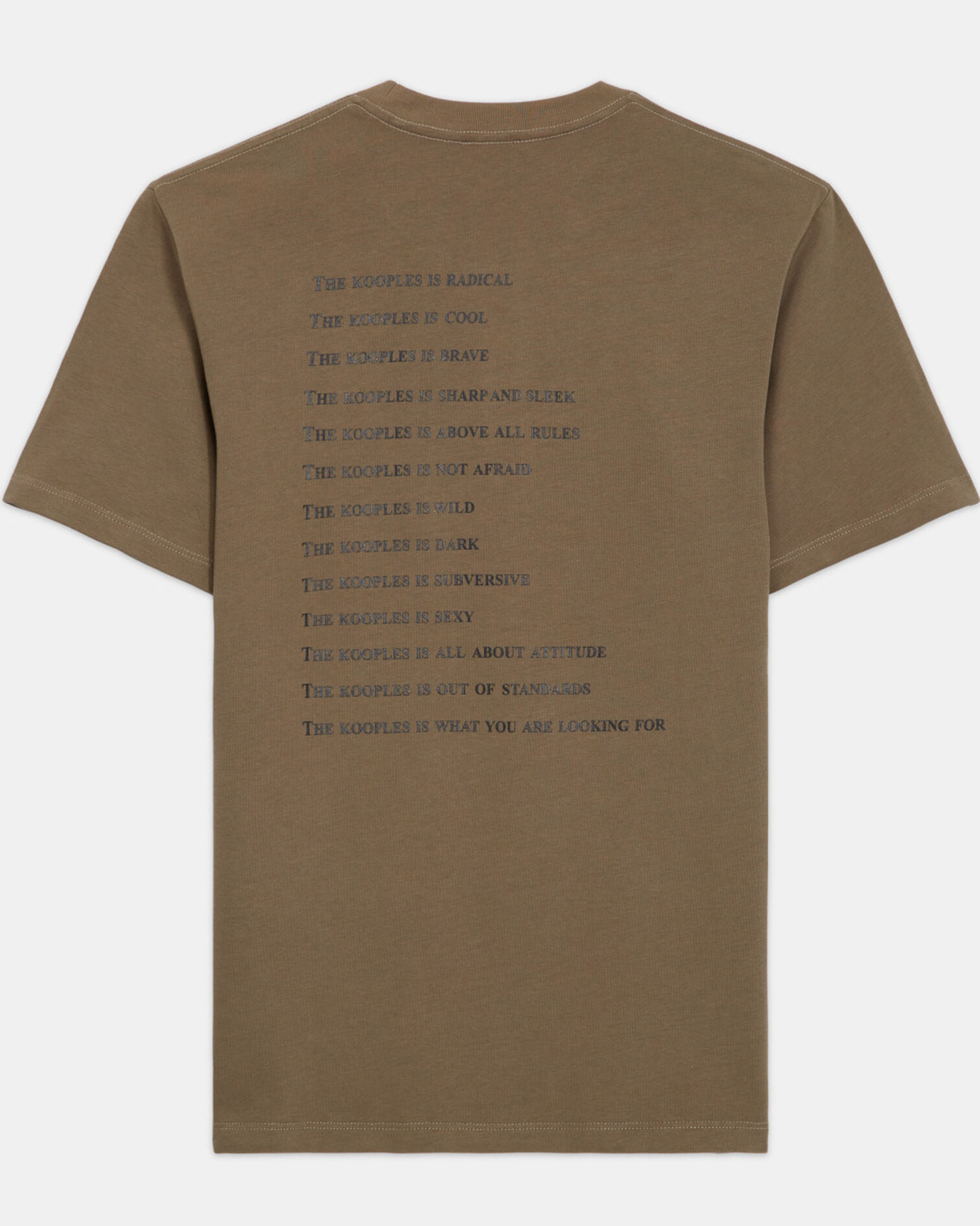 Khaki and leopard print what is T-shirt, ALGUE, hi-res image number null