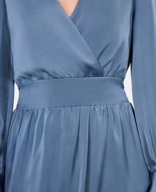The Kooples FEMME BLUE VINTAGE robe courte bleue