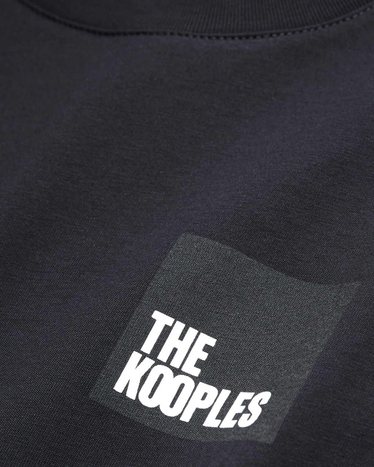 The Kooples WOMEN BLACK black cotton t-shirt