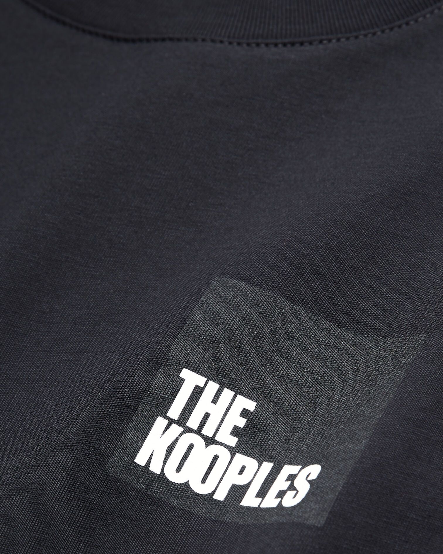 Black cotton T-shirt, BLACK, hi-res image number null