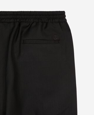 The Kooples FEMME BLACK pantalon droit en laine noir