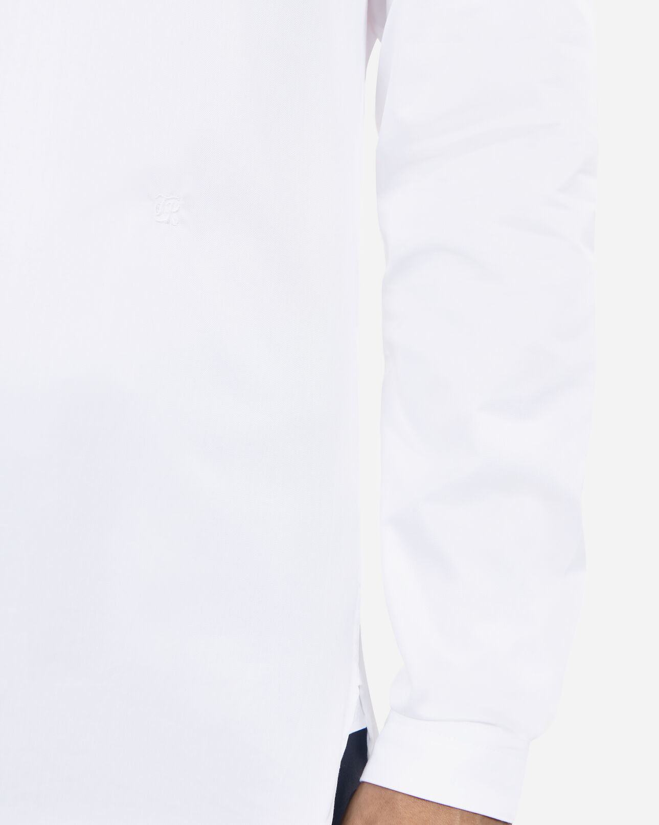 The Kooples MEN WHITE white shirt with officer collar