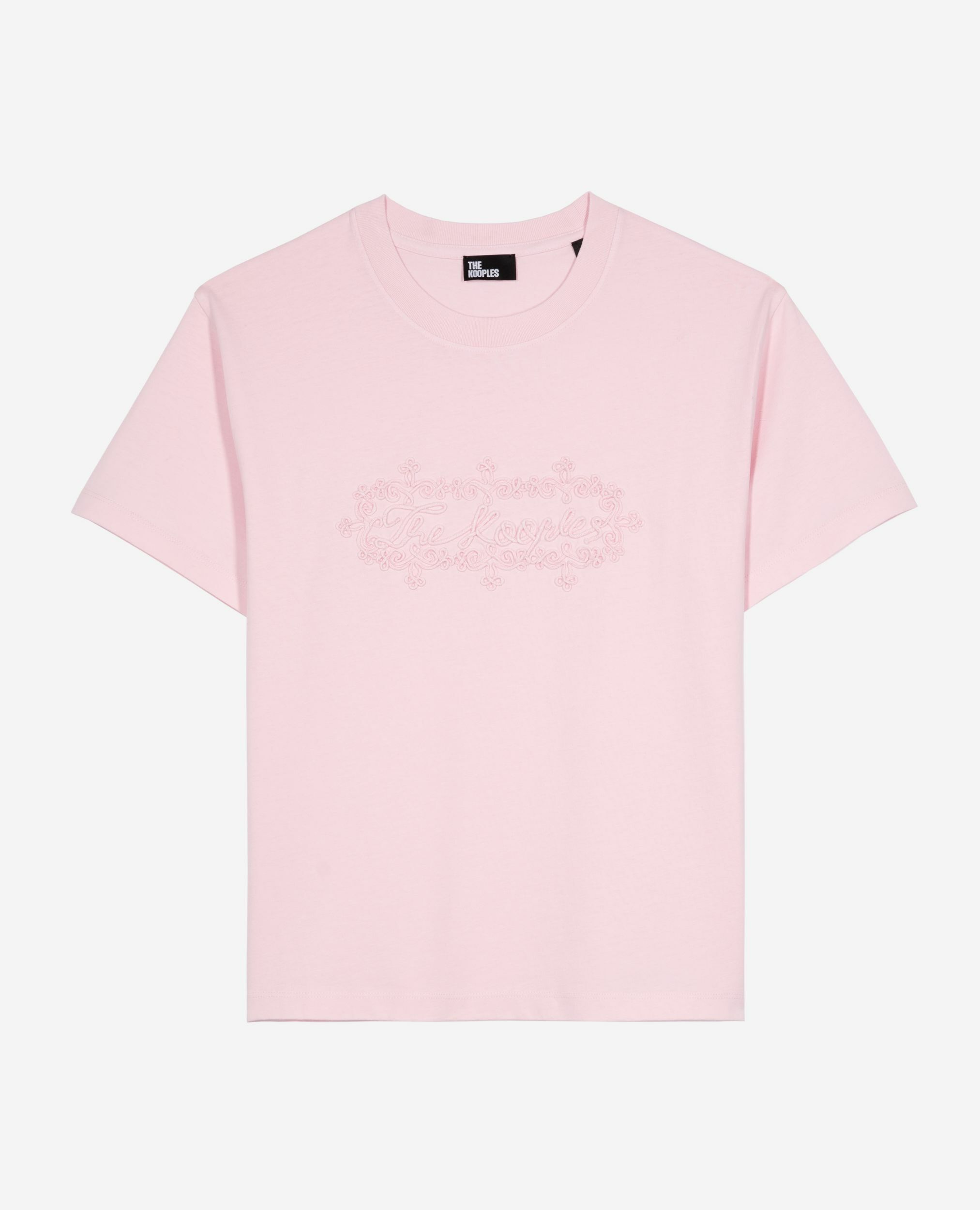 Camiseta con bordado del logo en color rosa pálido, LILA, hi-res image number null