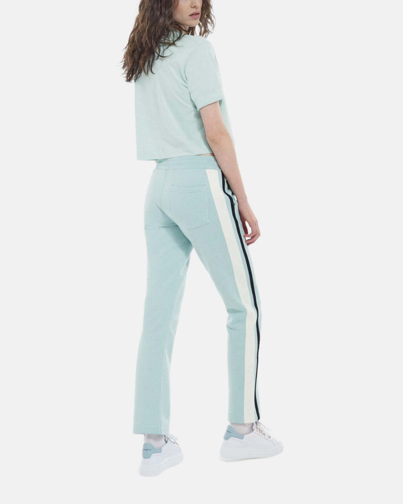 The Kooples FEMME BLUE / GREY jogging logo the kooples bleu
