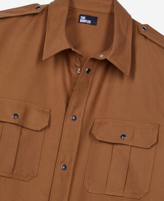 The Kooples H CLASSIC BROWN brown shirt 