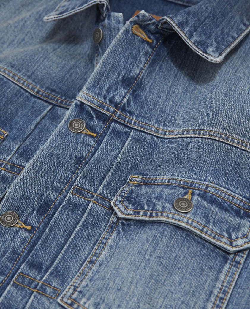 The Kooples HOMME BLUE WASHED veste en jean