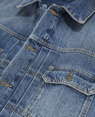 The Kooples HOMME BLUE WASHED veste en jean