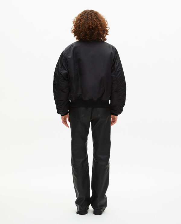 The Kooples F BLACK the kooples x schott nyc black bomber jacket