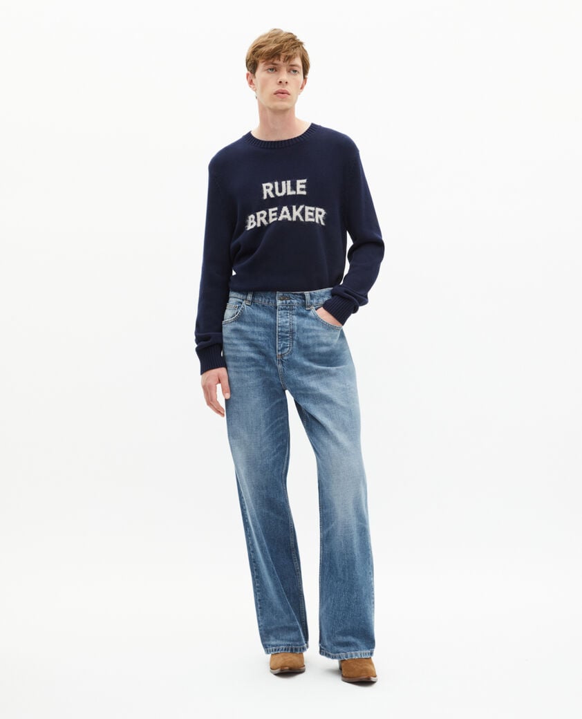 The Kooples HOMME BLUE jean baggy bleu