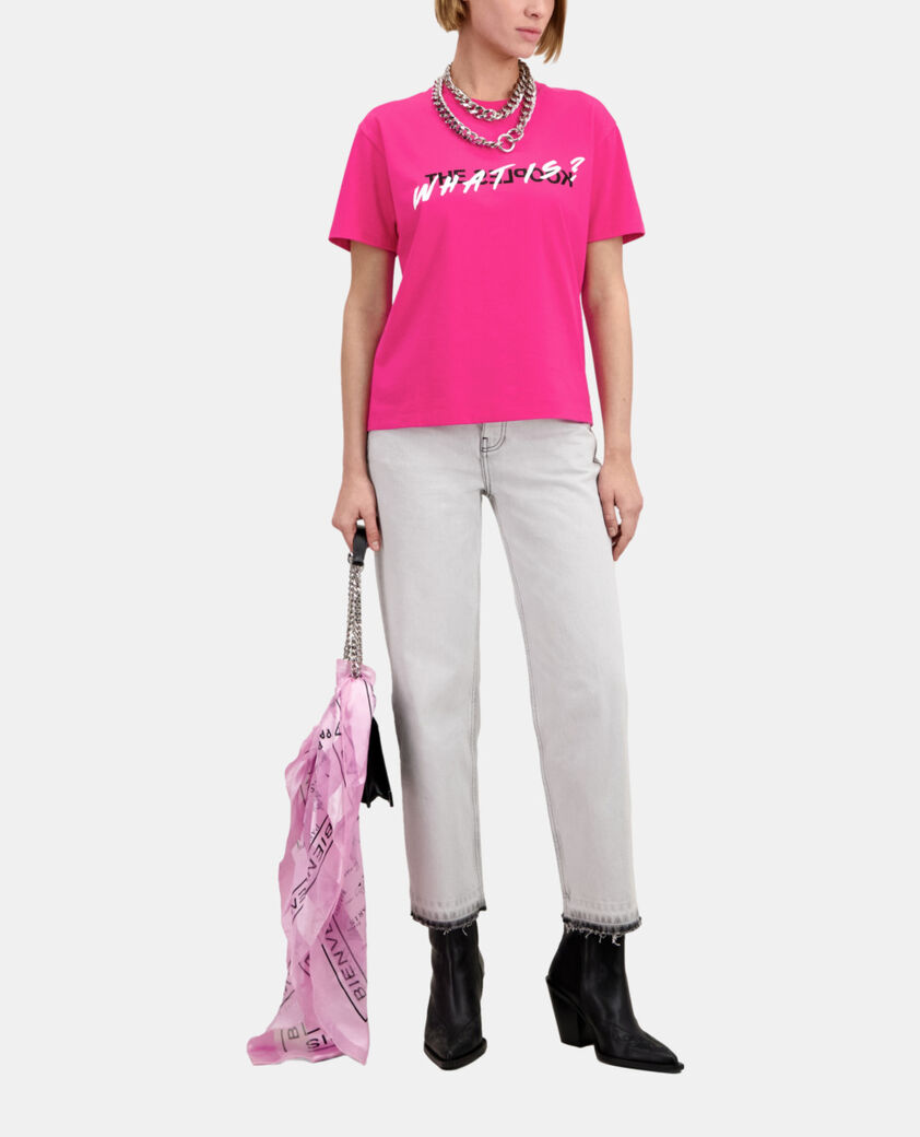 The Kooples WOMEN FUSHIA women's fuchsia what is t-shirt