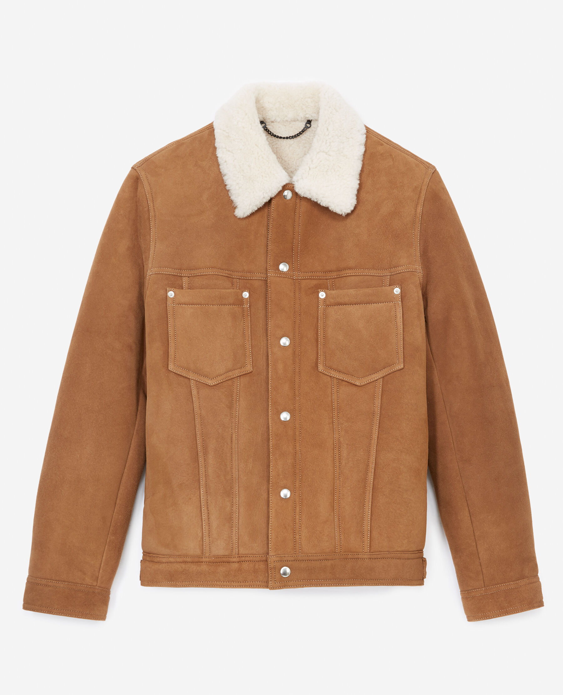 Suede jacket clearance with sheepskin lining