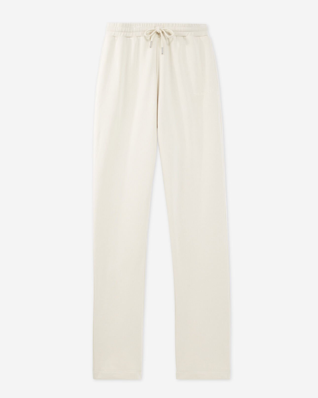 The Kooples WOMEN ECRU straight-cut ecru joggers