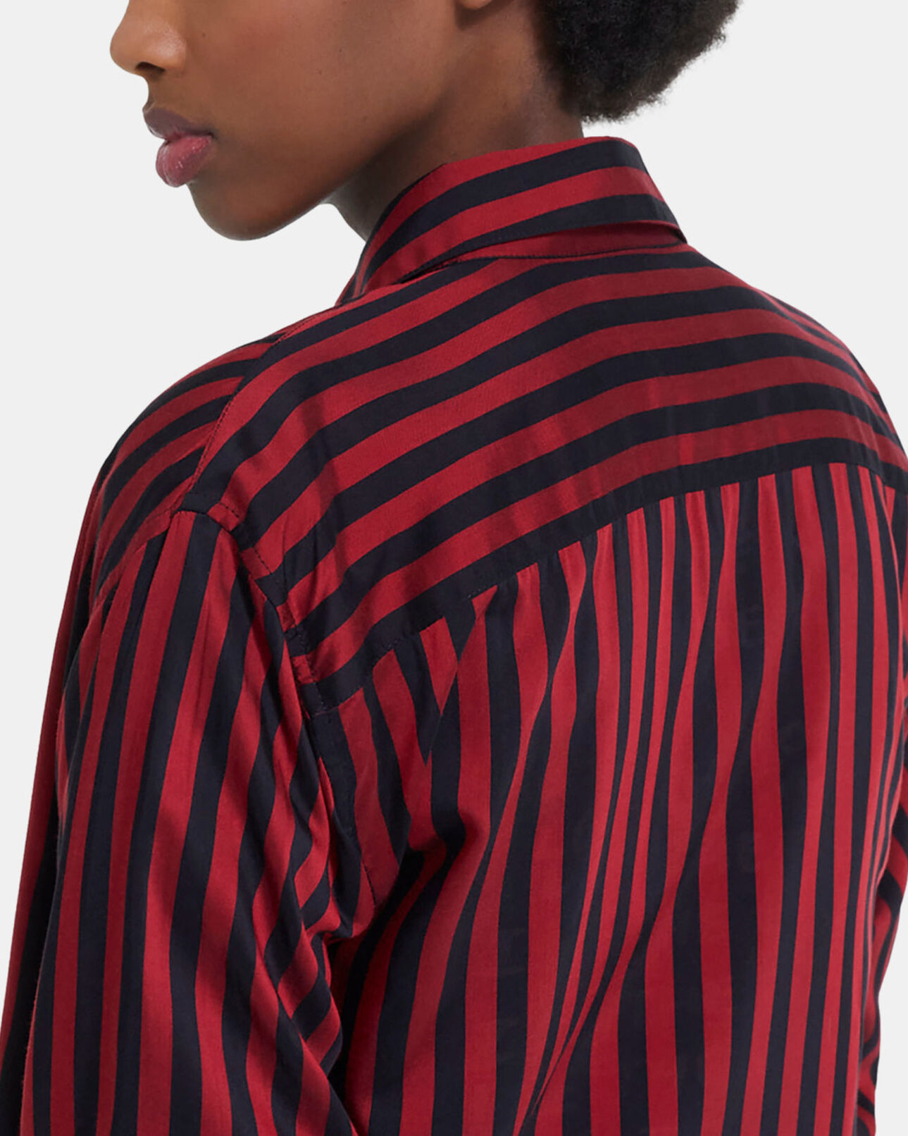 The Kooples WOMEN ROUGE NOIR striped shirt