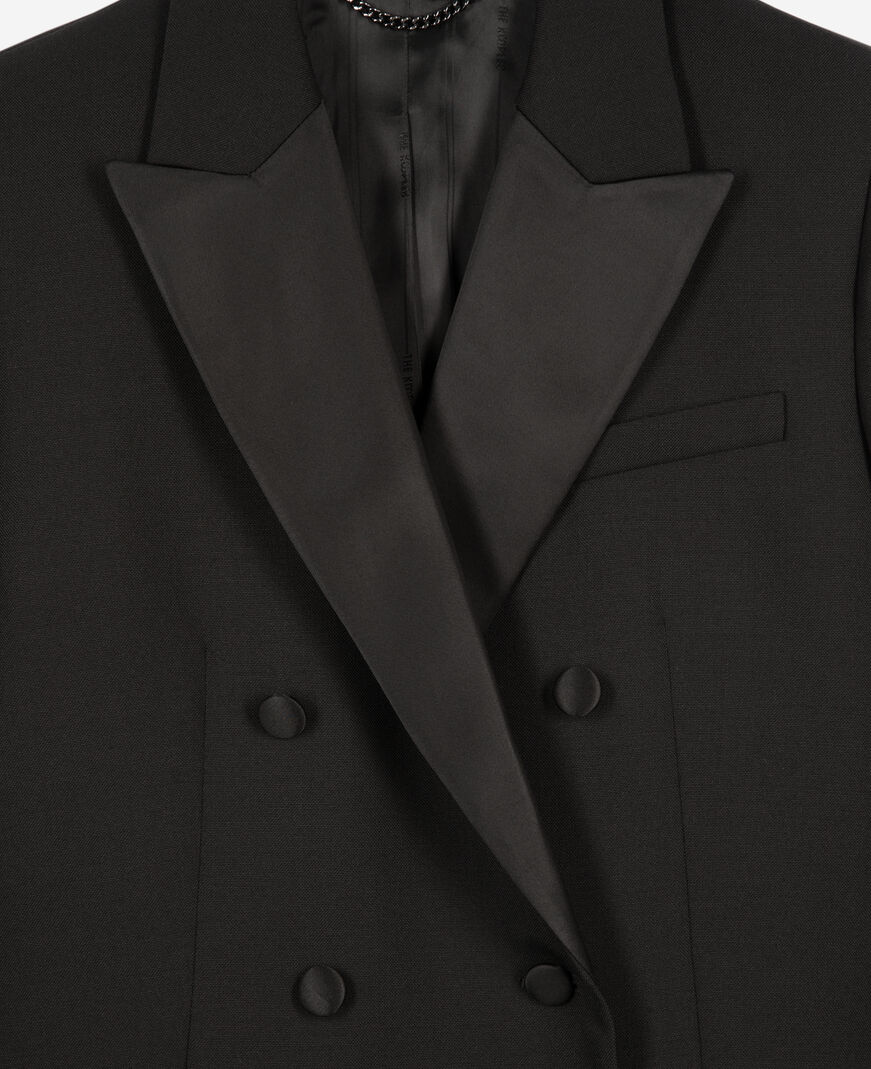 The Kooples FEMME BLACK veste de smoking noire