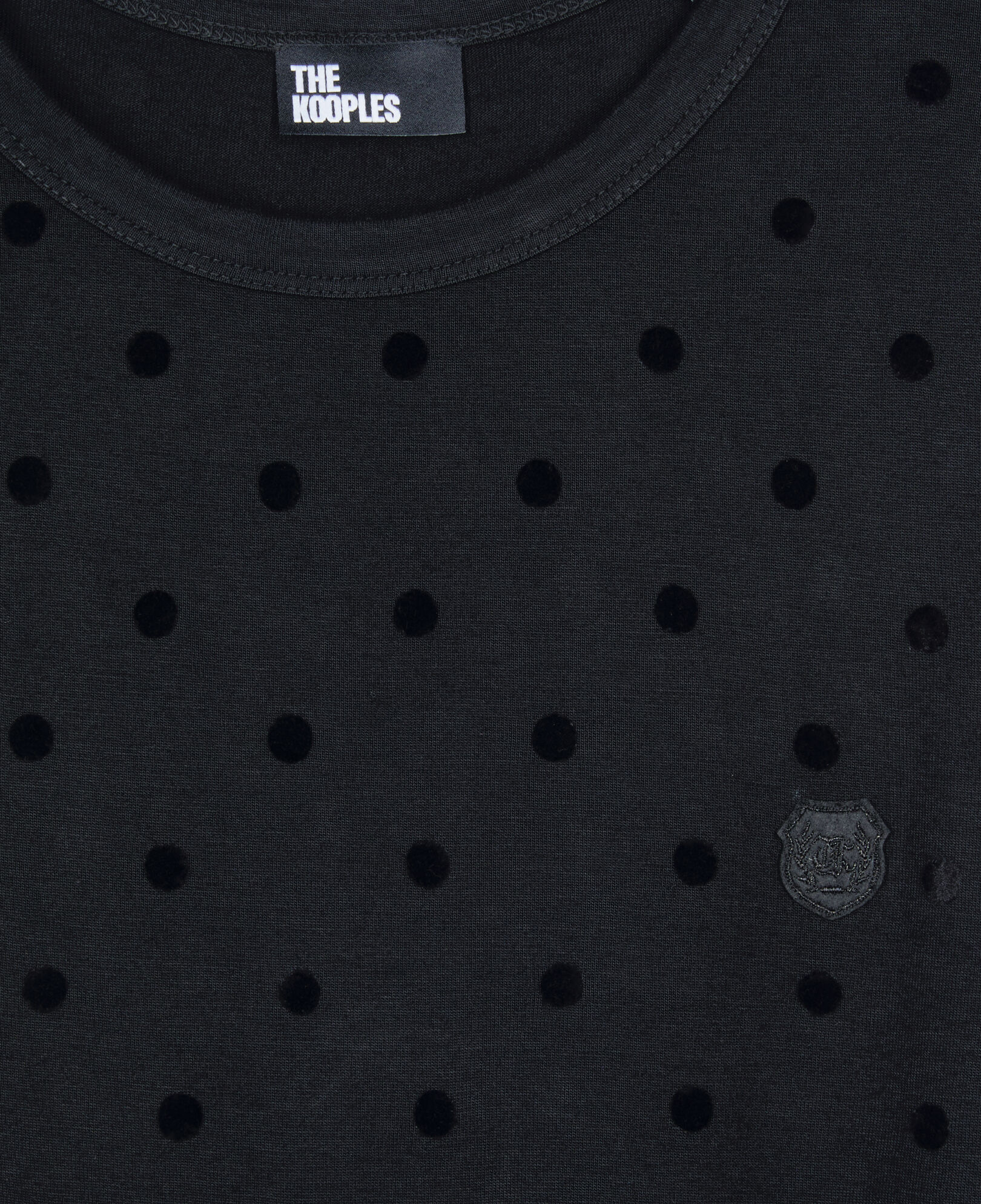 The Kooples WOMEN BLACK black long-sleeved t-shirt