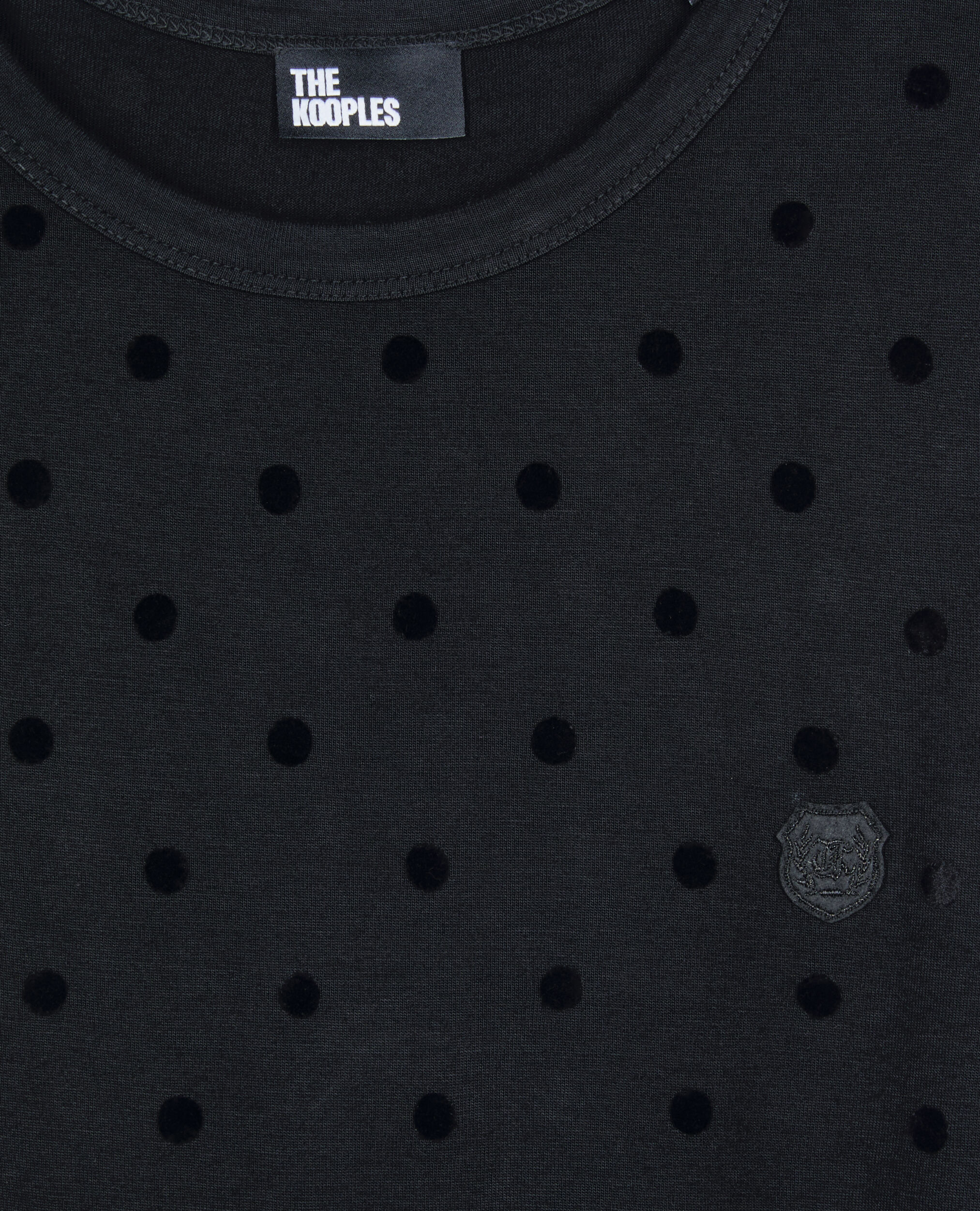 Black long-sleeved t-shirt, BLACK, hi-res image number null