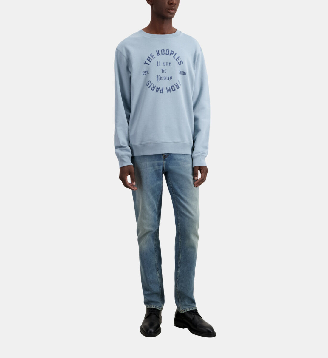 Baby blue discount sweatshirt mens