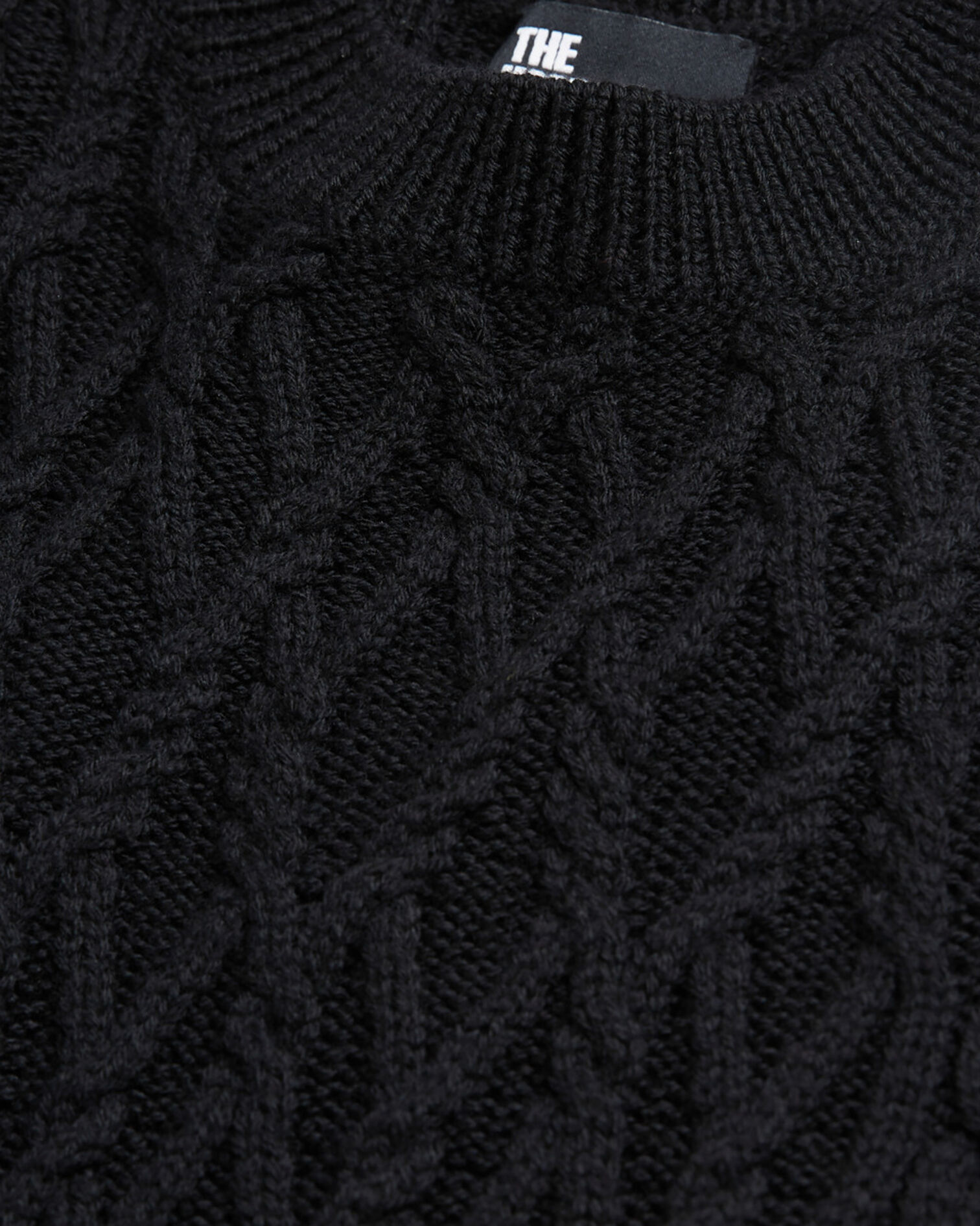 Langes schwarzes Wollkleid, BLACK, hi-res image number null