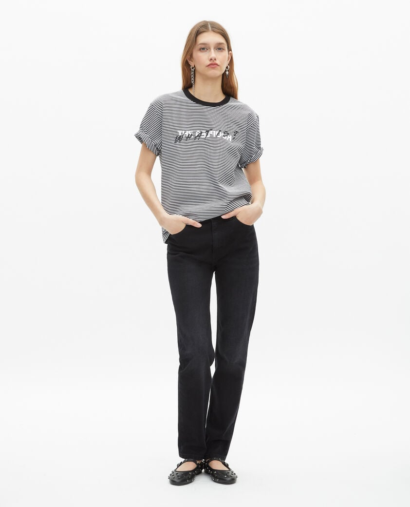 The Kooples FEMME ECRU t-shirt what is à rayures écru