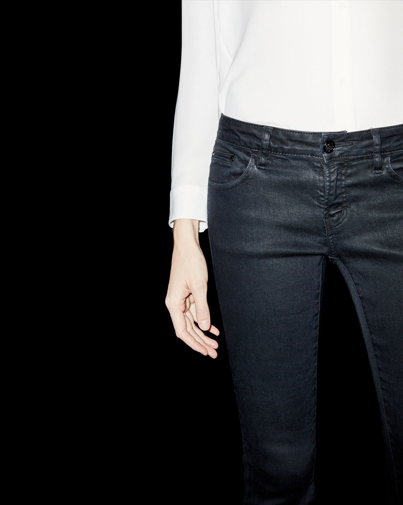 The Kooples MUJER WHITE camisa blanca