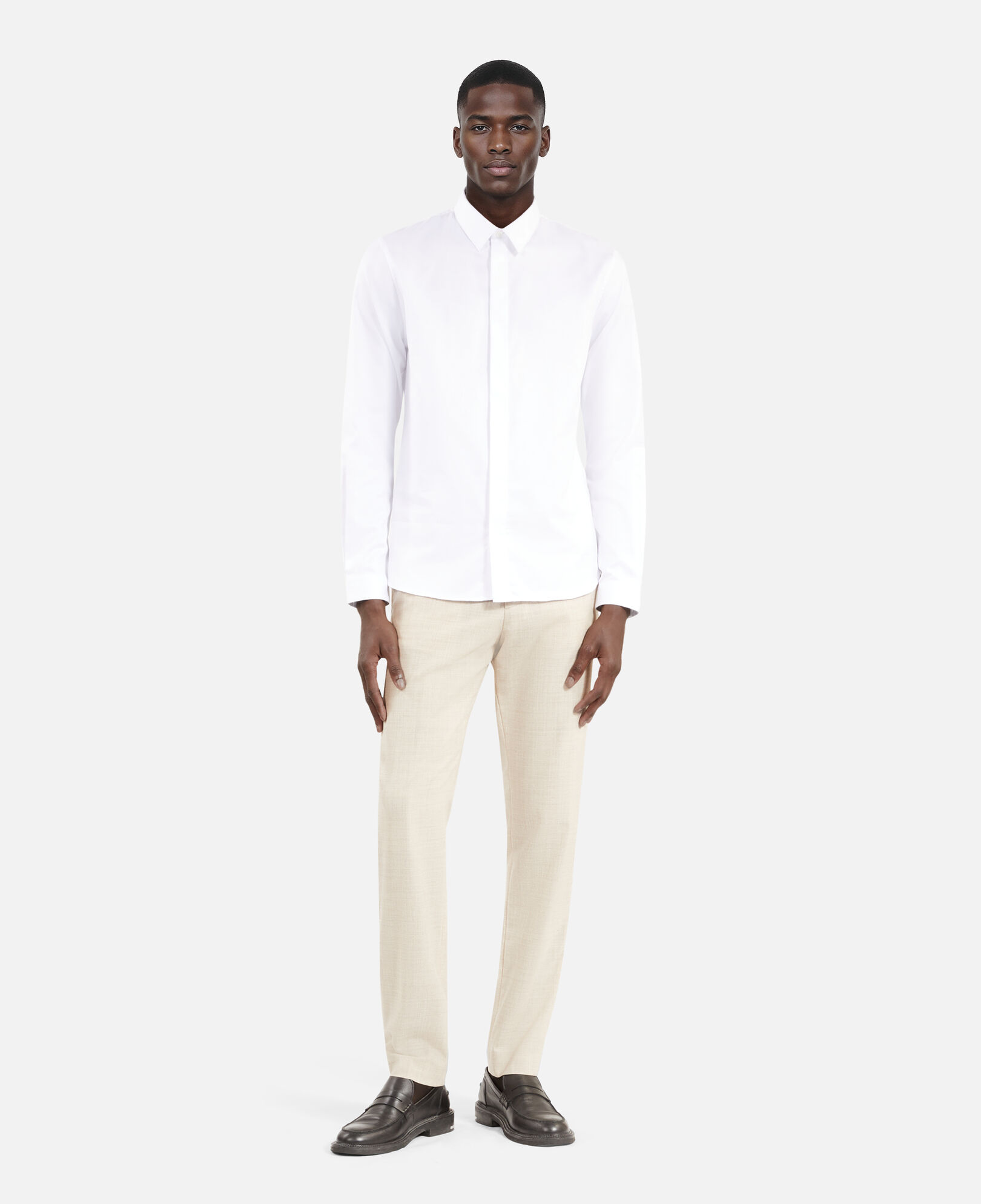 The Kooples MEN WHITE formal white shirt