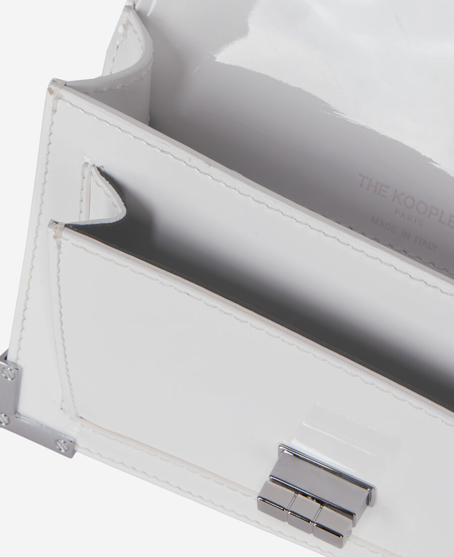 The Kooples WOMEN WHITE emily new nano bag in white leather