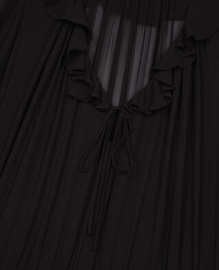 The Kooples FEMME BLACK STONE robe courte noire