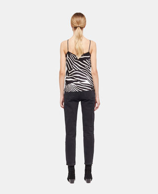 The Kooples F BLACK WHITE printed camisole