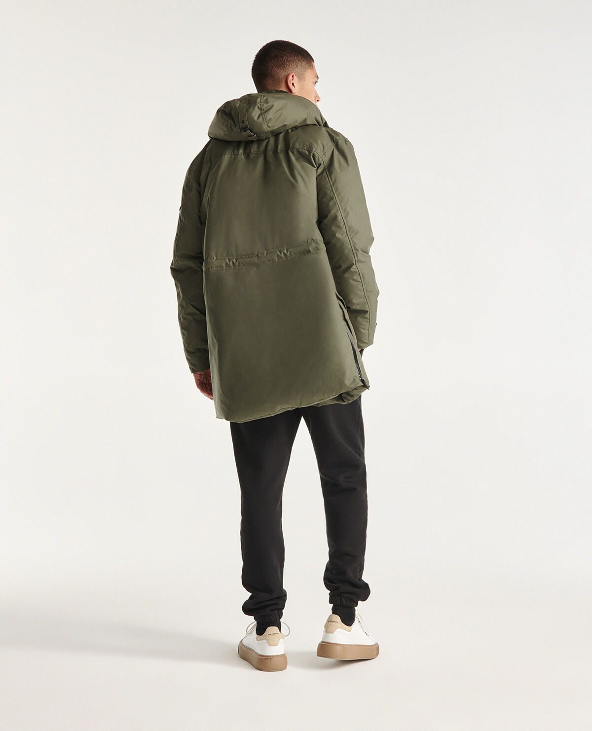 Mid thigh parka cheap