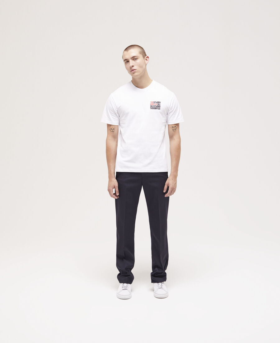 weißes t-shirt mit the kooples logo