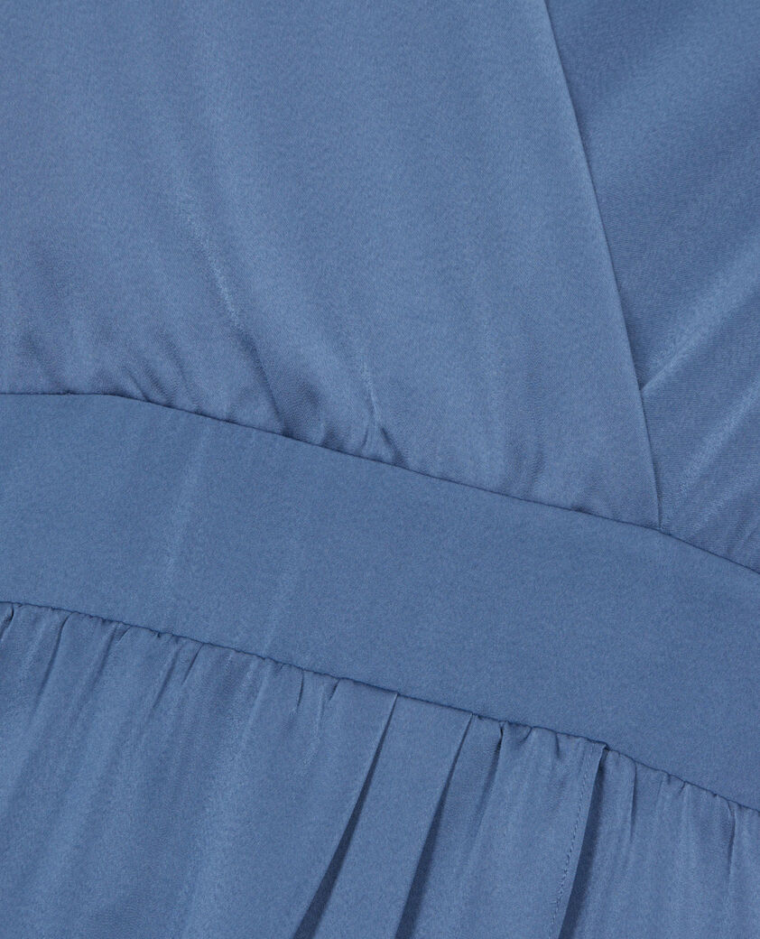 The Kooples FEMME BLUE VINTAGE robe courte bleue