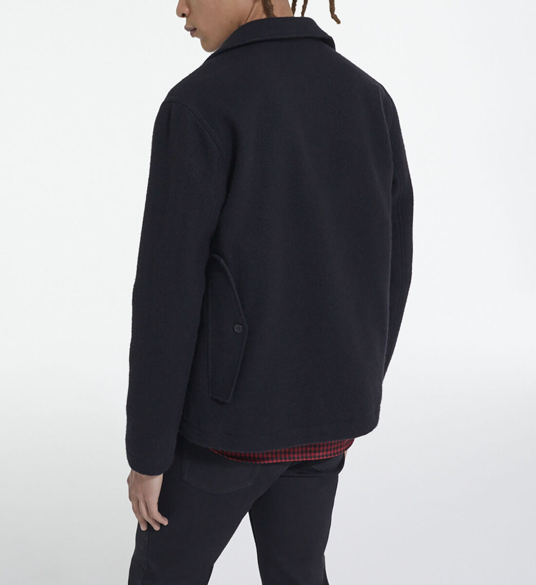 Black sales wool jacket