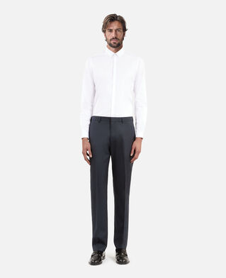 The Kooples MEN BLUE PETROL straight blue suit pants