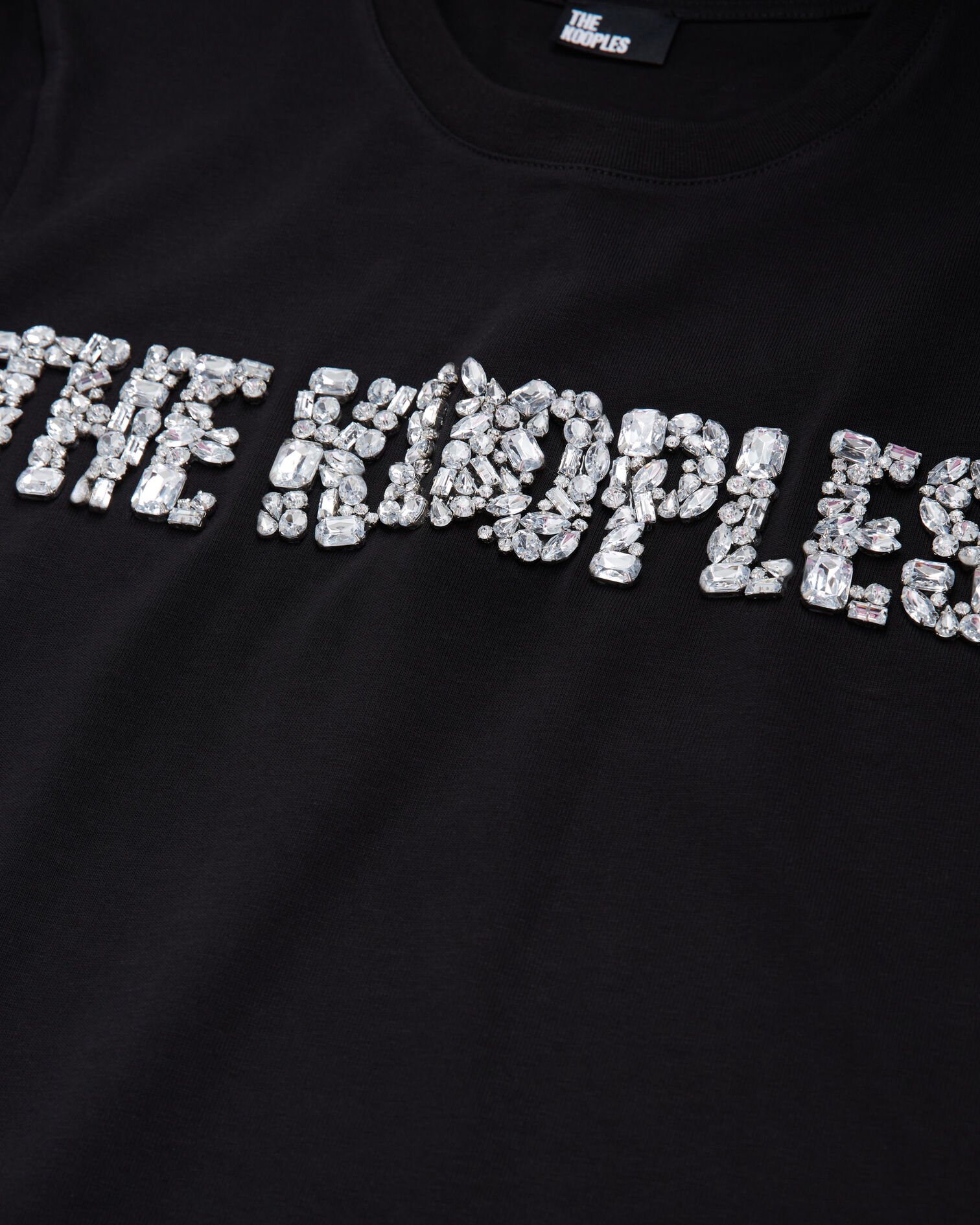 T-shirt Femme logo The Kooples, BLACK, hi-res image number null
