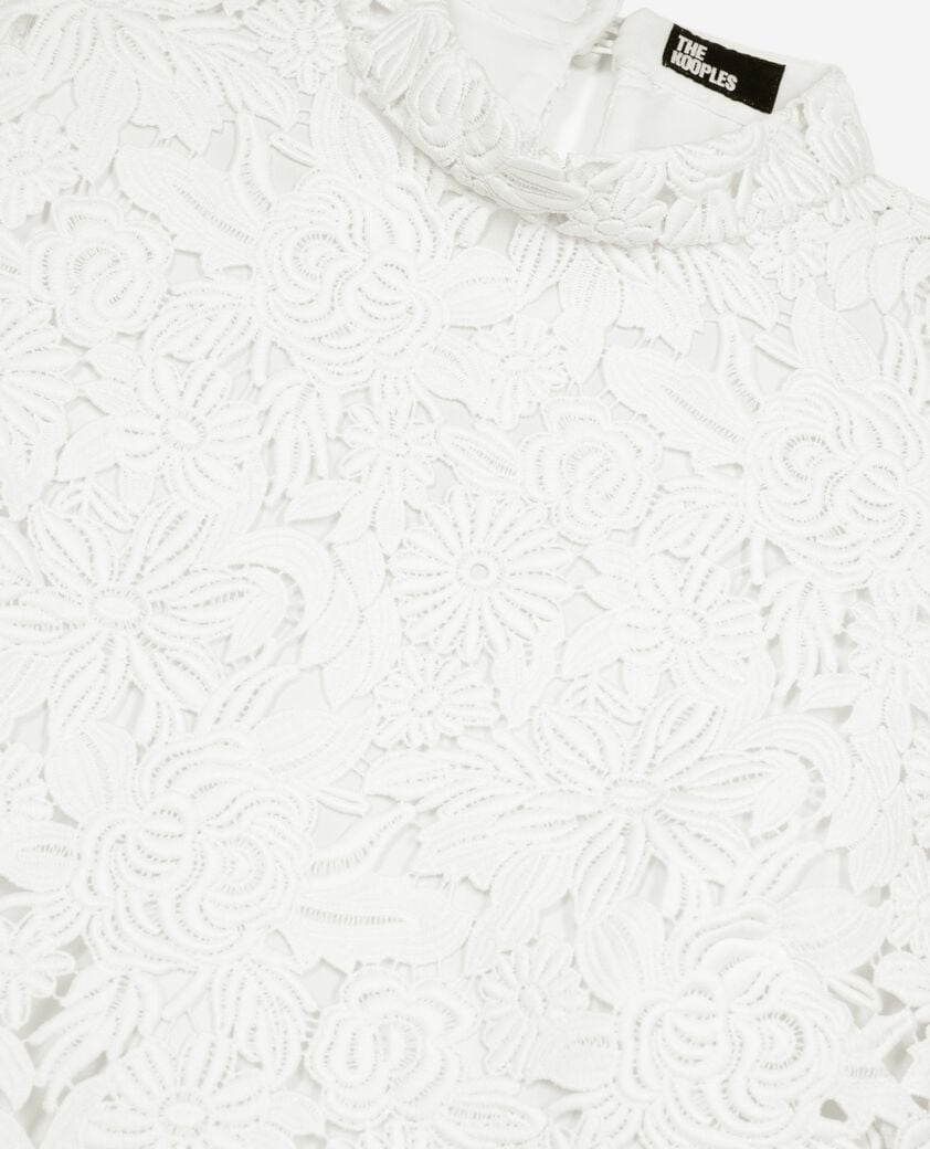 The Kooples WOMEN ECRU ecru floral lace top